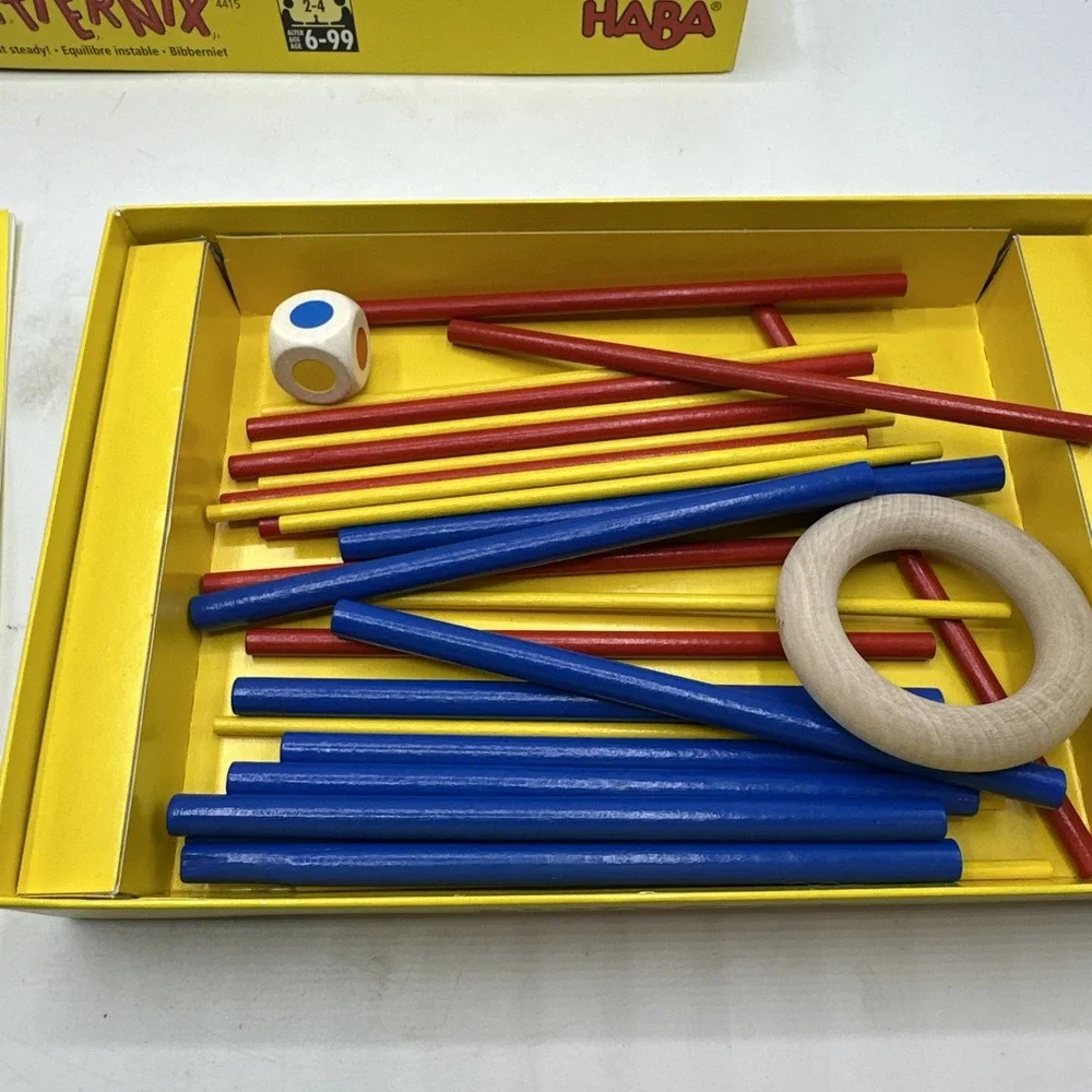 Zitternix Game By Haba Keep It‎ Steady. 2-4 Players Ages 6-99 Complete.